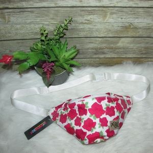 NWT Extreme80s Rose Print Fanny Waist Pack Bag